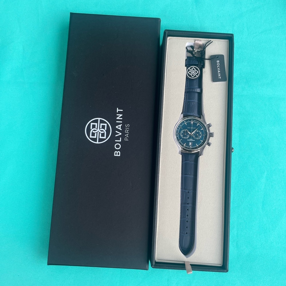 Tempus Bleu in Ash Silver - Men’s Watch - Bolvaint